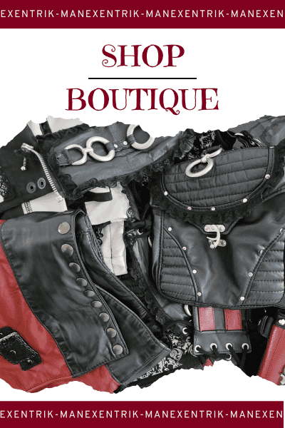 Click to explore the Manexentrik shop for handmade biker gear & accessories.